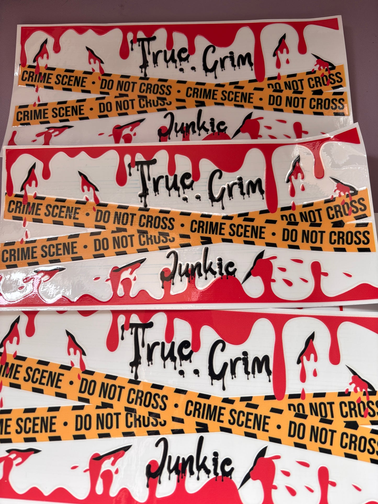 True crime UV DTF Wraps