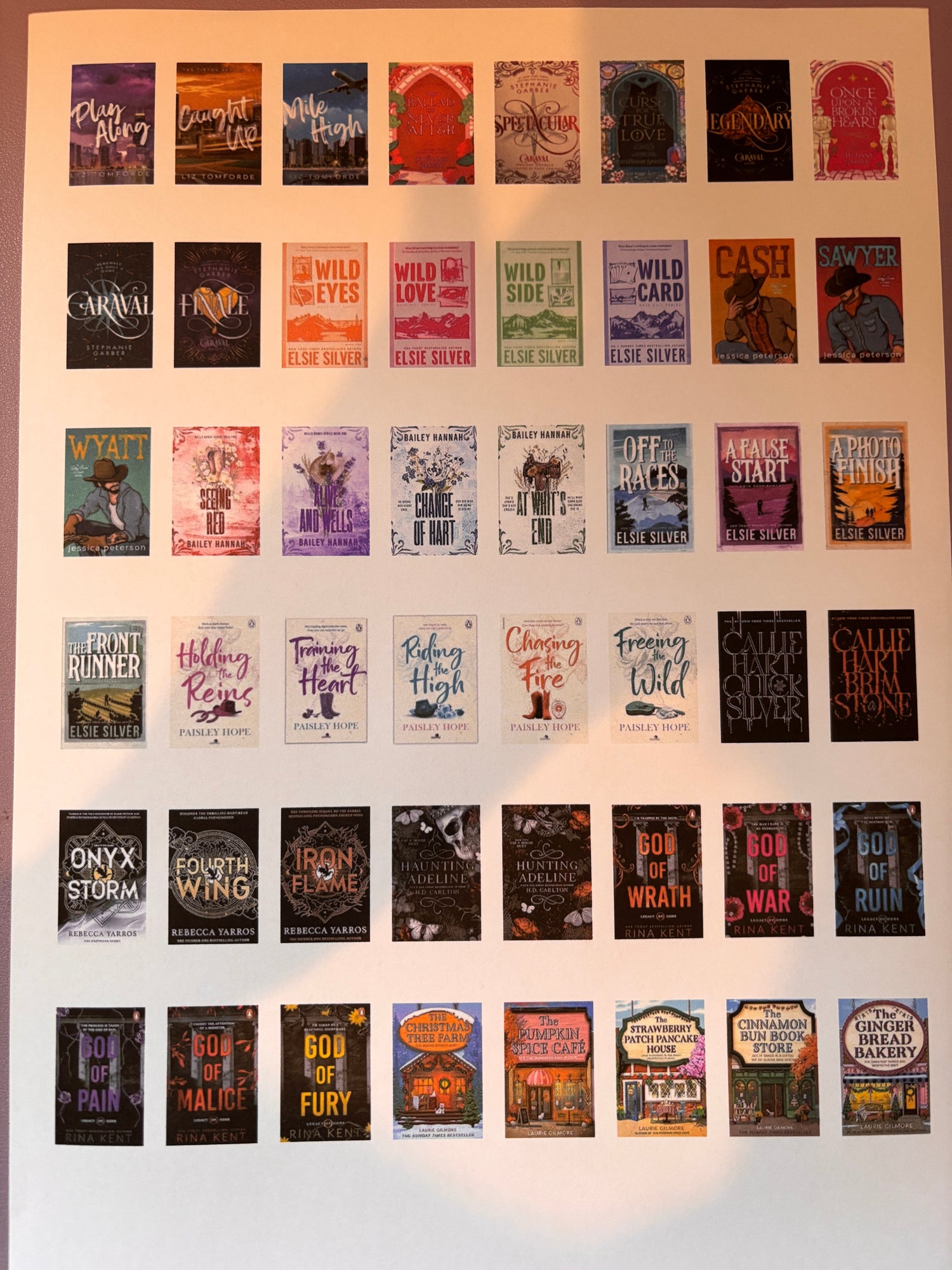 Book cover stickers for journals