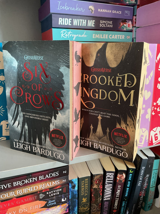 Six of crows and Crooked Kingdom Duology Sprayed Edges