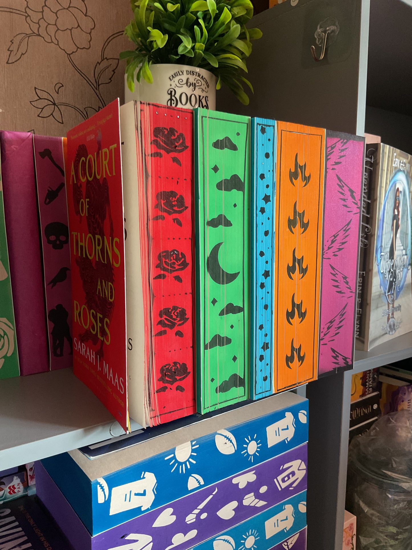 Set of ACOTAR paperback sprayed edges