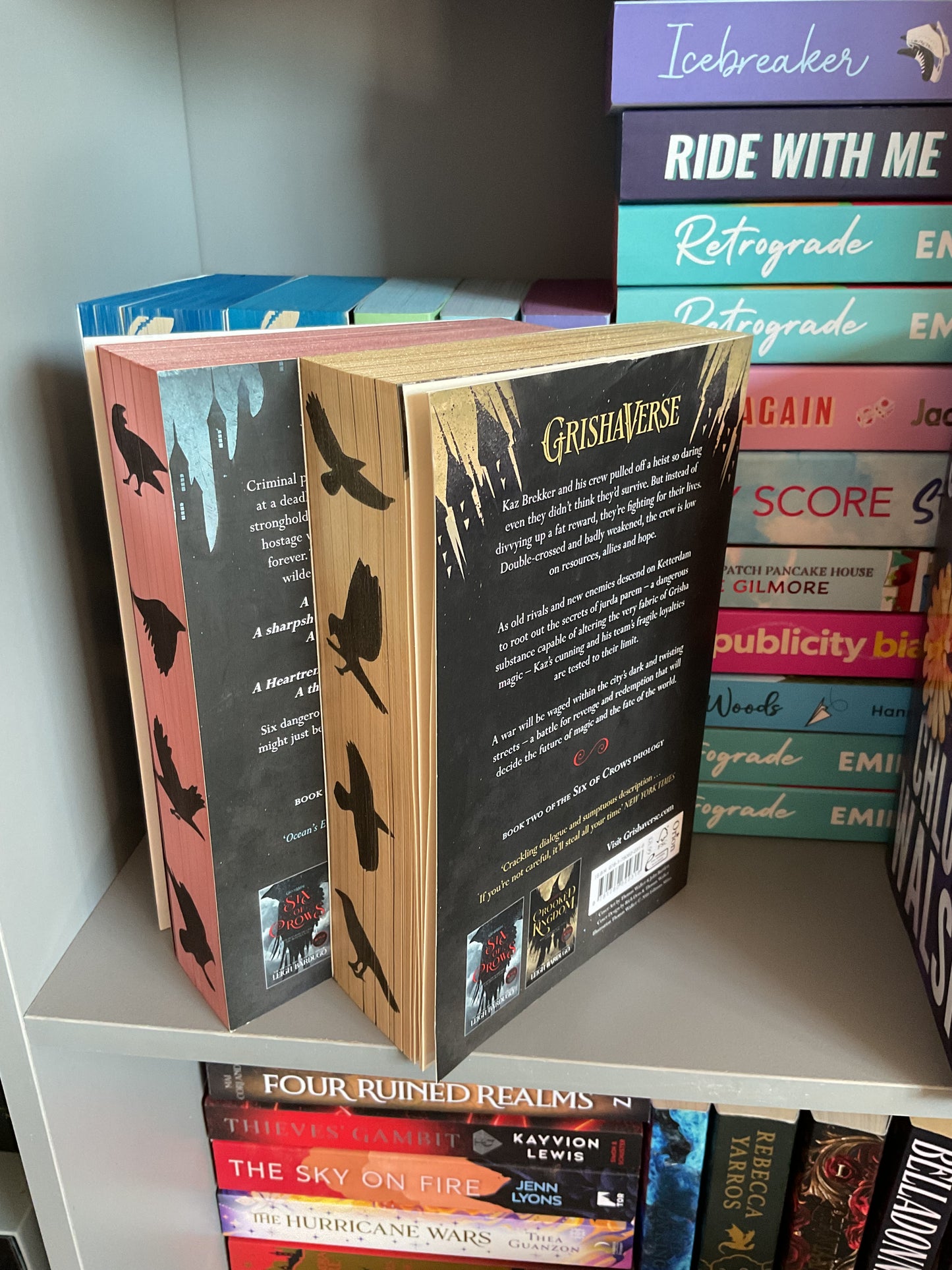 Six of crows and Crooked Kingdom Duology Sprayed Edges