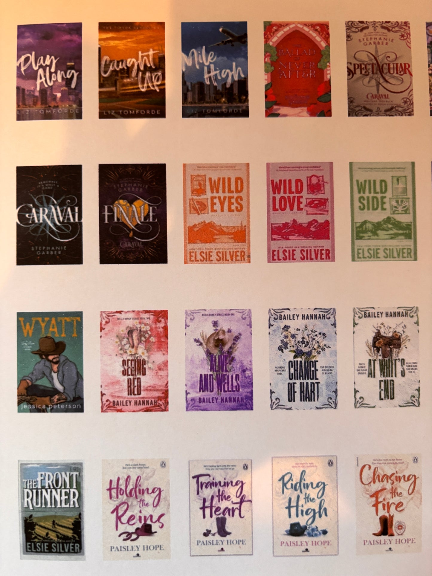 96 TikTok Popular Book Covers on sticker paper