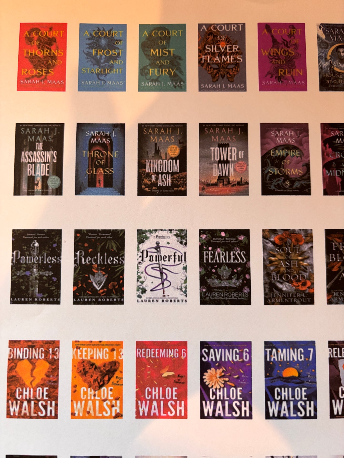 96 TikTok Popular Book Covers on sticker paper