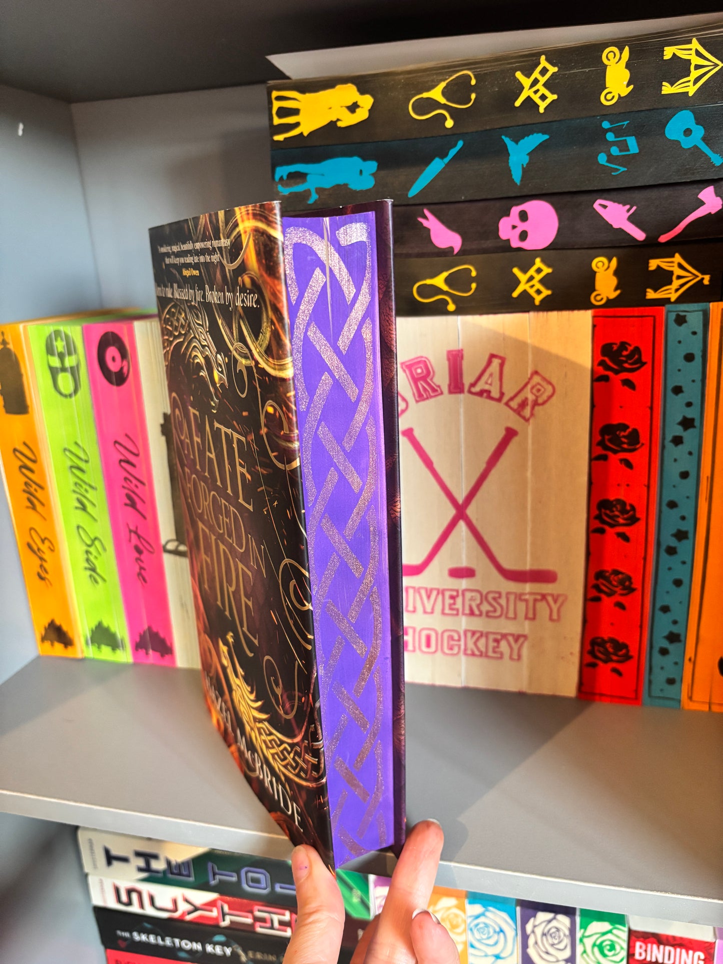 A Fate forged in Fire Hardback Sprayed Edge