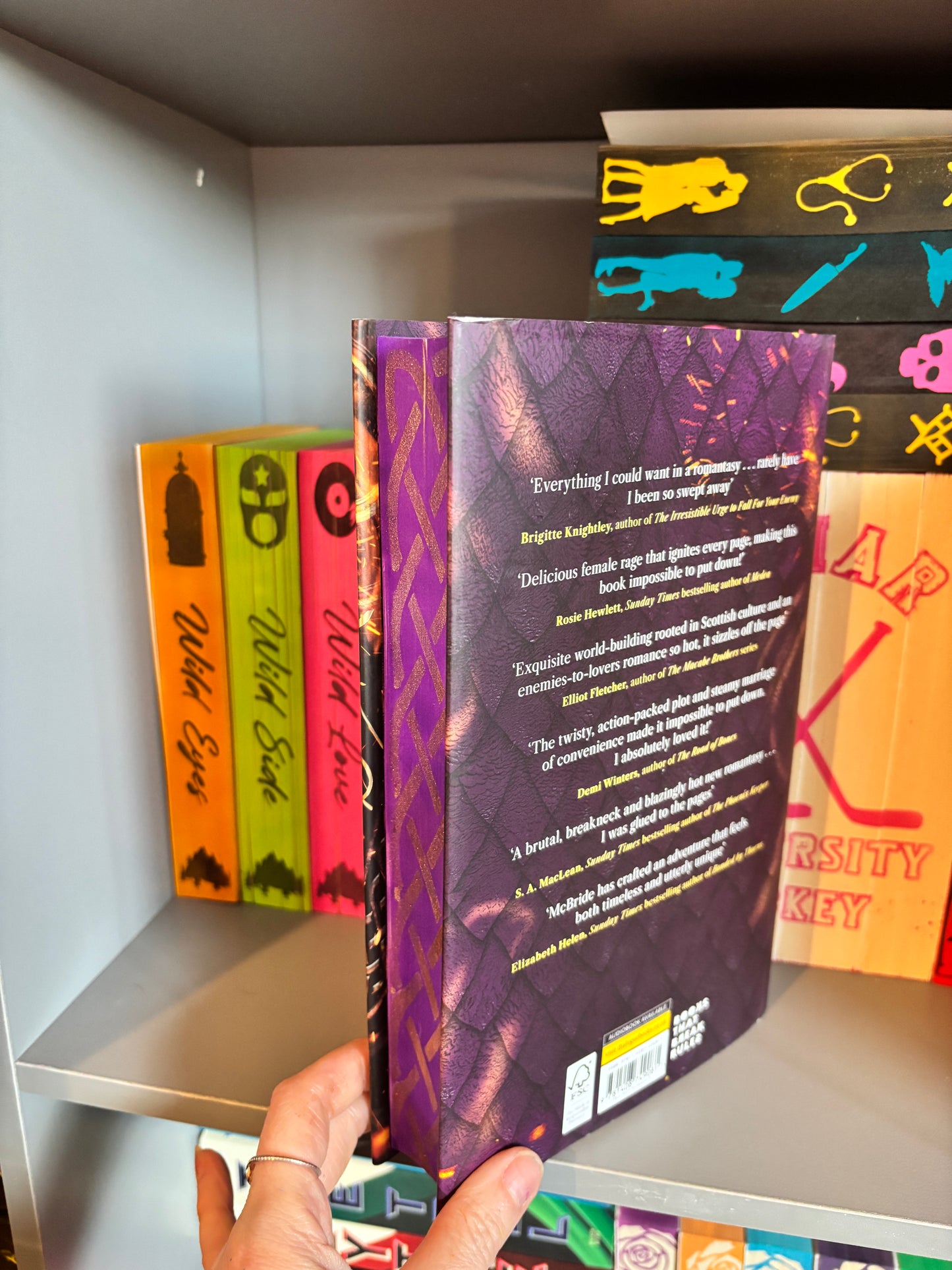 A Fate forged in Fire Hardback Sprayed Edge