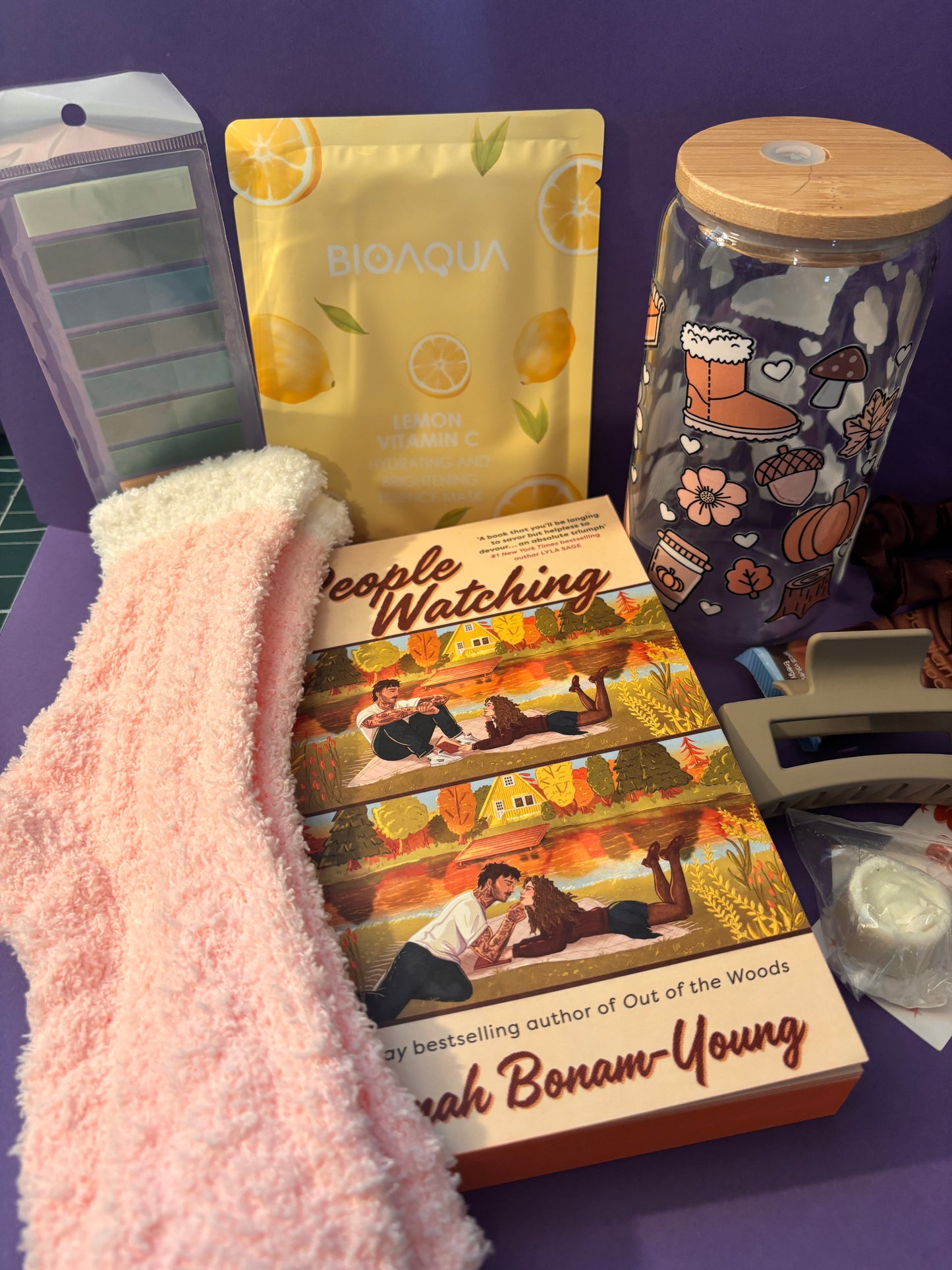 People Watching Autumnal Book Box