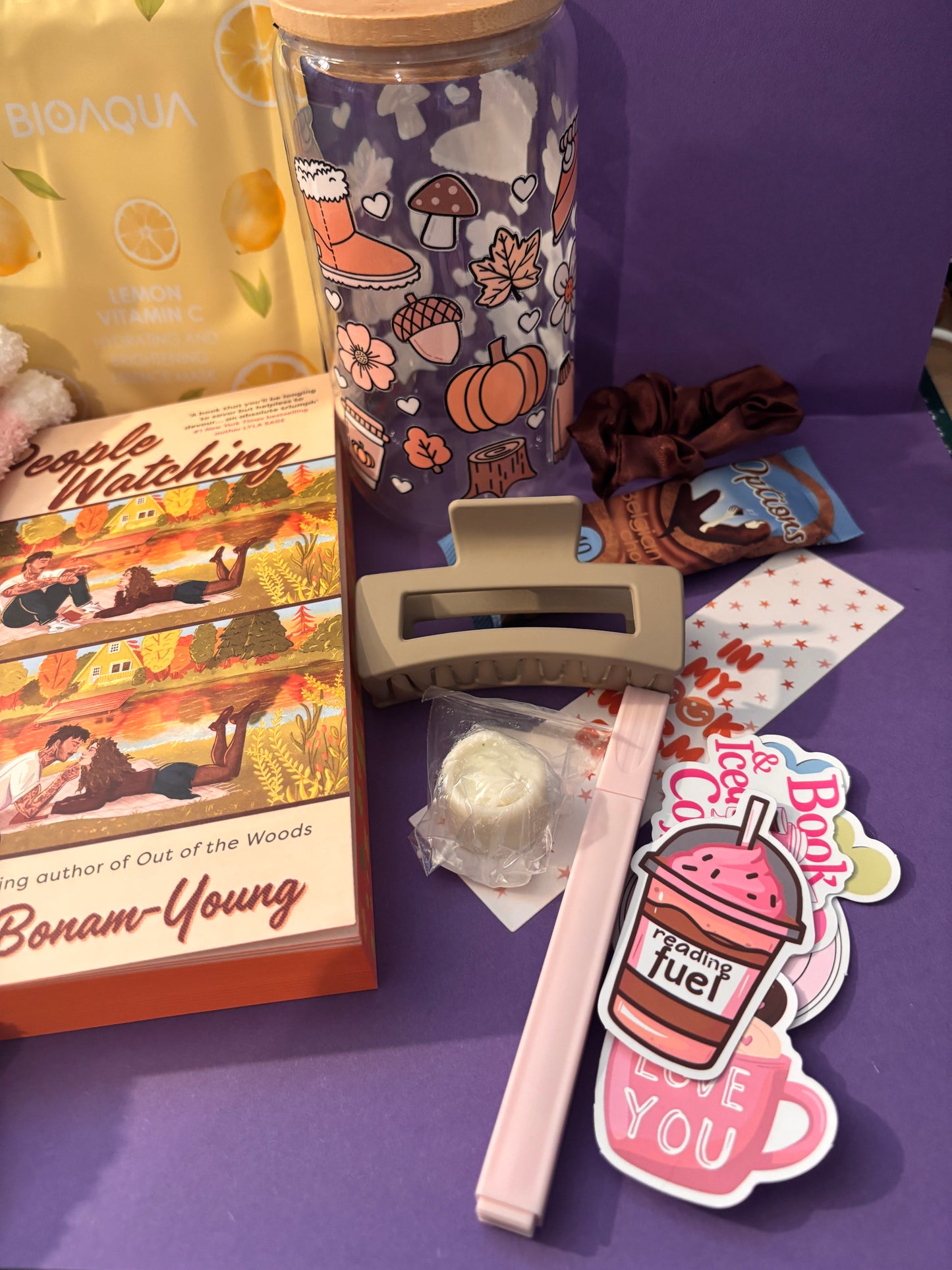 People Watching Autumnal Book Box