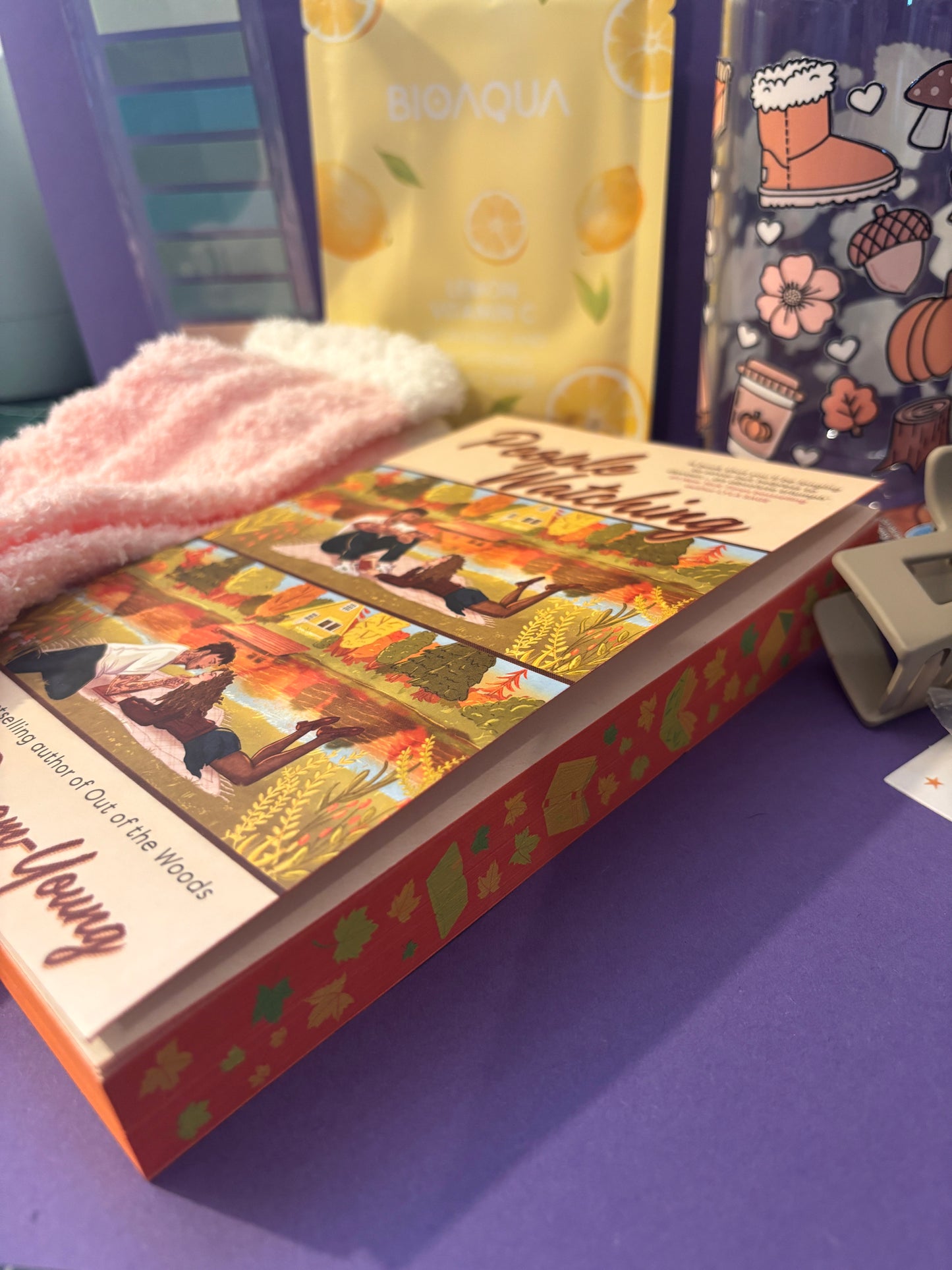 People Watching Autumnal Book Box