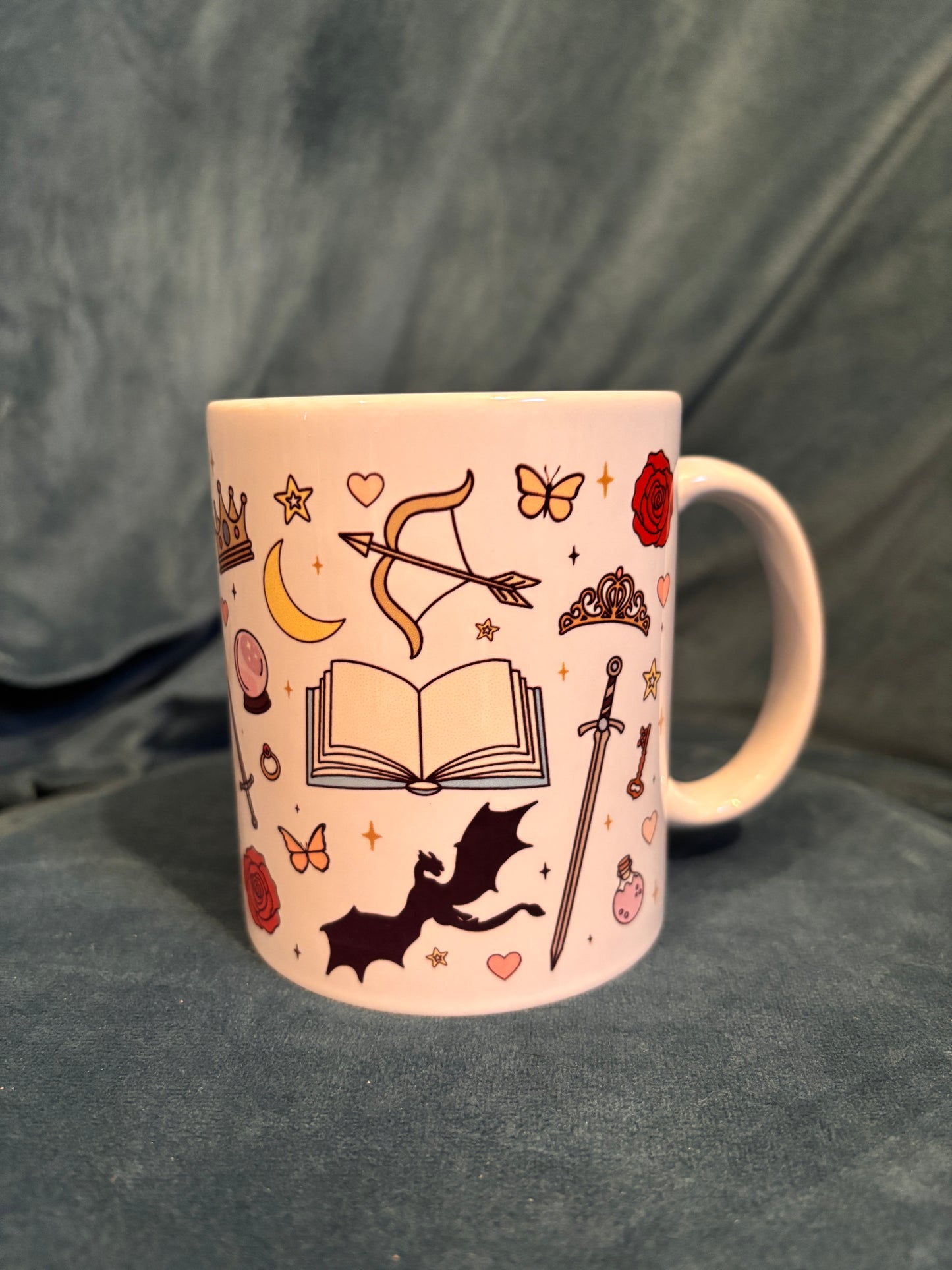 Romantasy themed mug