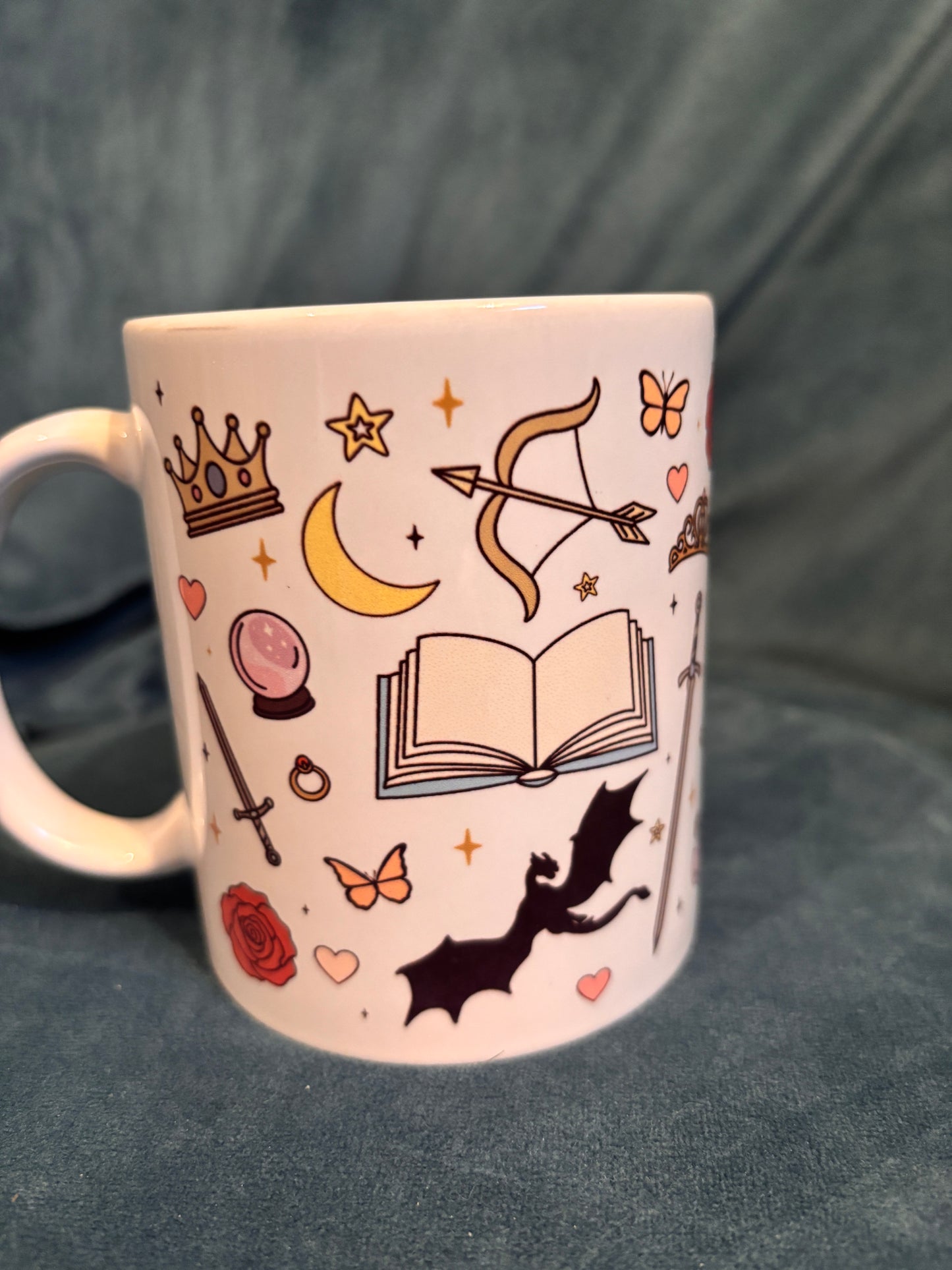 Romantasy themed mug